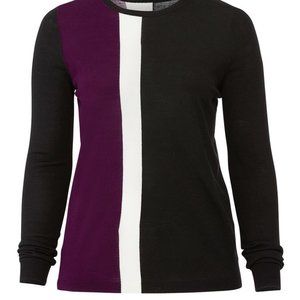 Universal Standard Colorblock Wool Sweater XS